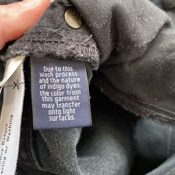 Madewell Black High Rise Jean Shorts - Size 24 - Picture 8 of 9